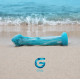 Скляний дилдо Gildo Ocean Ripple, об’ємна головка, ідеально для точки G