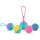 Набір вагінальних кульок PMV20: Vita – Kegel Ball Set, маса 40, 50, 60 г, два тримачі