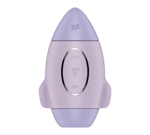 Вакуумний стимулятор з вібрацією Satisfyer Mission Control Violet, 2 незалежні мотори