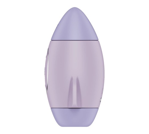 Вакуумний стимулятор з вібрацією Satisfyer Mission Control Violet, 2 незалежні мотори