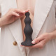 Насадка для страпона Strap-On-Me Dildo Plug Beads Black XL