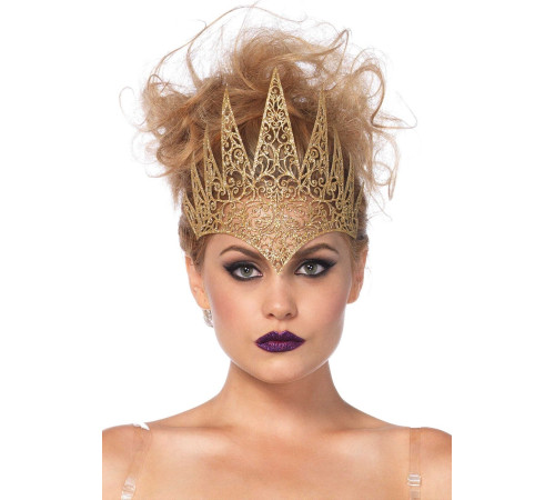 Широка корона Leg Avenue Die Cut Royal Crown, золота