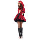 Еротичний костюм Червоної шапочки Leg Avenue Gothic Red Riding Hood XL, сукня, накидка