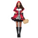 Еротичний костюм Червоної шапочки Leg Avenue Gothic Red Riding Hood XL, сукня, накидка