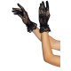 Короткі рукавички Leg Avenue Floral lace wristlength gloves Black