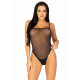 Еротичне боді Leg Avenue Cami bodysuit with thong Black M/L, на бретелях