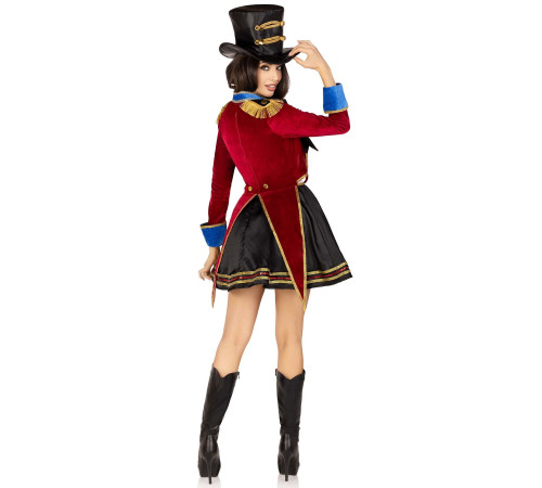 Костюм циркачки Leg Avenue Ringmaster Costume S, сукня, капелюх