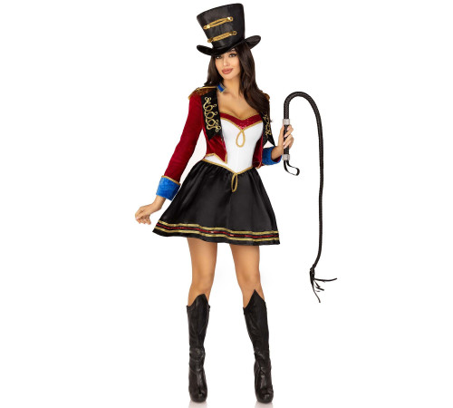 Костюм циркачки Leg Avenue Ringmaster Costume S, сукня, капелюх