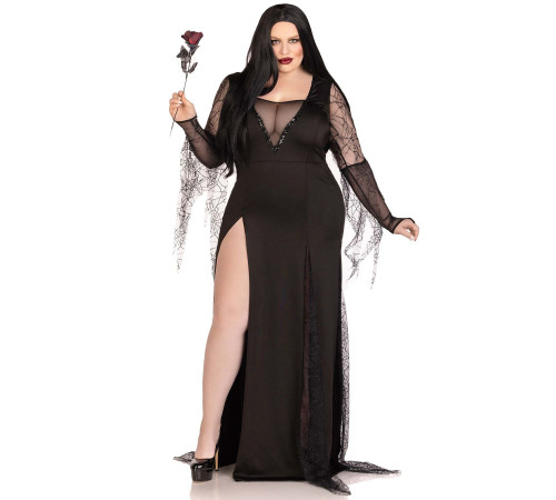 Костюм Мортіші Аддамс Leg Avenue Sexy Spooky Morticia 3X–4X