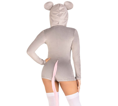 Комбінезон-костюм миші Leg Avenue Comfy Mouse L, з капюшоном