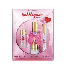 Подарунковий набір косметики Bijoux Indiscrets Bubblegum Play Kit, масажна олія, гель, блиск