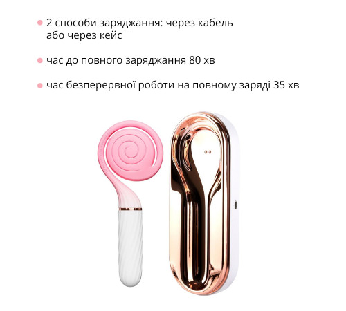 Пульсатор з вакуумною стимуляцією Otouch LOLLIPOP Pink