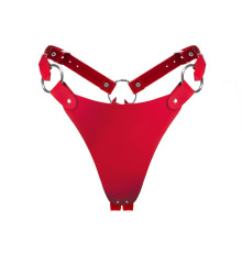 Трусики з натуральної шкіри Feral Feelings - String Bikini Red