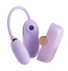 Вакуумний кліторальний стимулятор Otouch Louis Vibrate Purple з віброяйцем, у кейсі