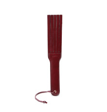 Двосторонній паддл Liebe Seele Wine Red Spanking Paddle, натуральна шкіра