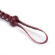 Флогер Liebe Seele Wine Red Studded Flogger, натуральна шкіра