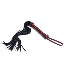 Флогер Liebe Seele Wine Red Studded Flogger, натуральна шкіра