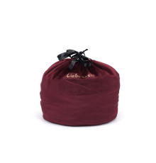 Оксамитовий мішечок для зберігання іграшок Liebe Seele Wine Red Large Storage Bag Cylindrical, 24х25