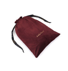 Оксамитовий мішечок для зберігання іграшок Liebe Seele Wine Red Large Storage Bag Oblong, 34х45 см