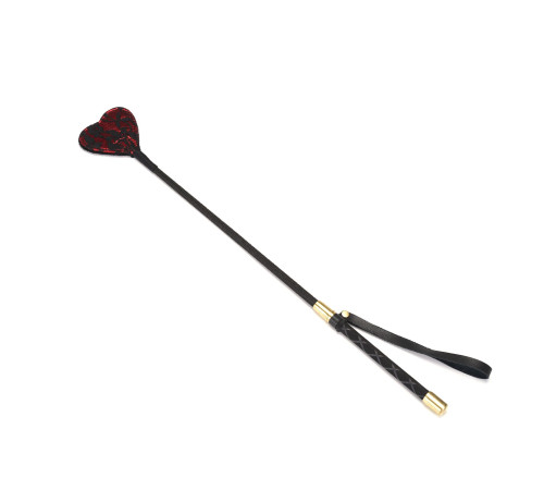 Шльопалка-сердечко Liebe Seele Victorian Garden Riding Crop, двостороння