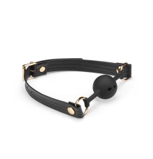 Кляп Liebe Seele Black Organosilicon Ball Gag