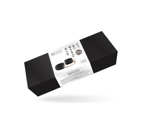 Наручники Liebe Seele Black Organosilicon Wrist Cuff