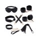 Набір Liebe Seele Stary Nights 7pcs Bondage Kit, фіксатори, нашийник з повідцем, кляп, флогер, маска