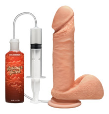 Фалоімітатор, що кінчає, Doc Johnson The D ULTRASKYN Perfect D Squirting – 7 Inch, діаметр 4,3 см