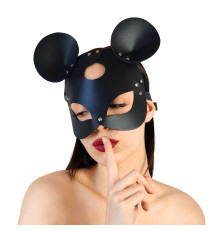 Шкіряна маска мишки Art of Sex - Mouse Mask, колір Чорний