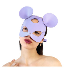 Шкіряна маска мишки Art of Sex - Mouse Mask, колір Лавандовий