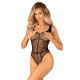 Еротичне боді з доступом Obsessive B336 crotchless teddy S/M/L