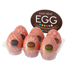 Набір мастурбаторів-яєць Tenga Egg Hard Boilded II Pack (6 яєць)