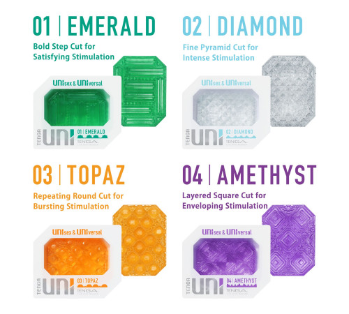 Мастурбатор Tenga UNI Emerald