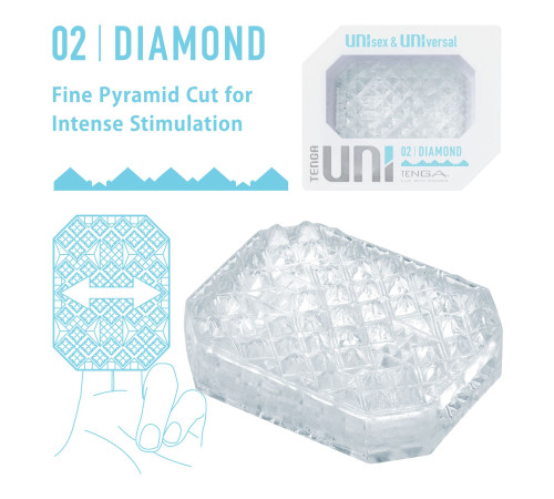 Мастурбатор Tenga UNI Diamond