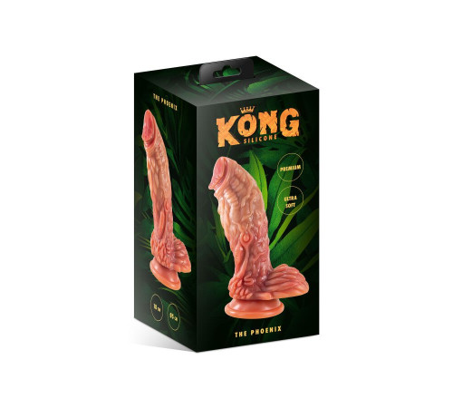 Фентезійний фалоімітатор Kong Silicone The Phoenix