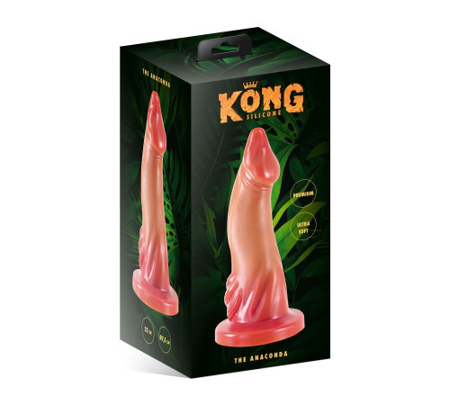 Фентезійний фалоімітатор Kong Silicone The Anaconda