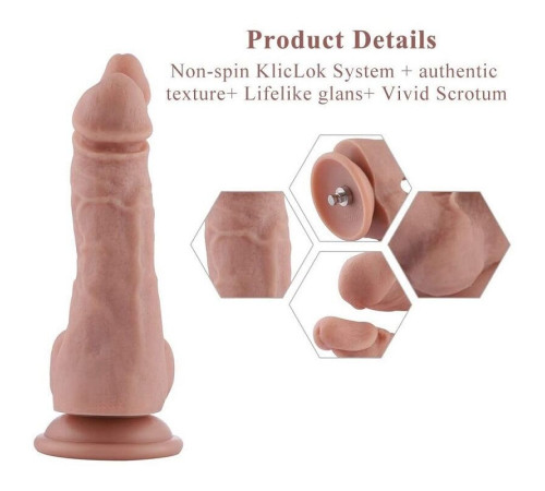 Подвійний фалоімітатор Hismith 9.8" Double Penetrator Silicone Dildo