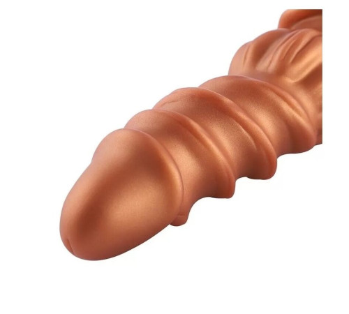 Силіконовий дилдо Hismith Spiral Grain Silicone Dildo Monster Series