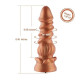 Силіконовий дилдо Hismith Spiral Grain Silicone Dildo Monster Series