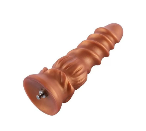 Силіконовий дилдо Hismith Spiral Grain Silicone Dildo Monster Series