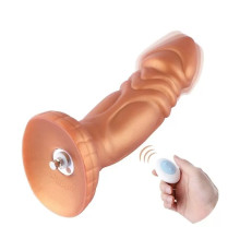 Силіконовий дилдо з вібрацією Hismith Slightly Curved Vibrating Silicone Dildo Monster Series