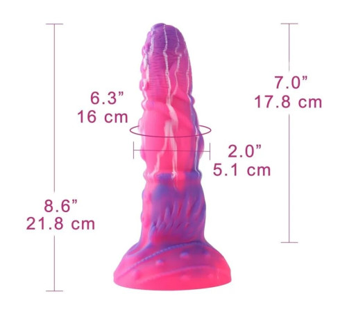 Силіконовий дилдо Hismith Silicone Tentacle Dildo Monster Series