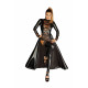 Сукня-плащ з мокрим ефектом Noir Handmade F128C Powerwetlook gown coat, M