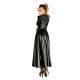 Сукня-плащ з мокрим ефектом Noir Handmade F128C Powerwetlook gown coat, XL