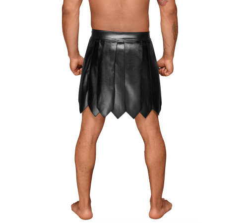 Чоловіча спідниця гладіатора Noir Handmade H053 Eco leather men's gladiator skirt - M