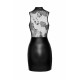 (SALE) Сукня Noir Handmade F241 Short dress with powerwetlook skirt and tulle top - M