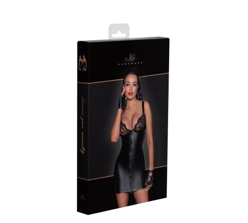 (SALE) Сукня Noir Handmade F254 Powerwetlook mini-dress - M