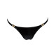 Трусики Noir Handmade P008 Powerwetlook panty with gold clasp - S