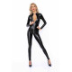 (SALE) Комбінезон Noir Handmade F293 Powerwetlook catsuit with front zipper - M