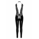 Комбінезон Noir Handmade F298 Libido Deep-V catsuit with collar and pearl chain - M